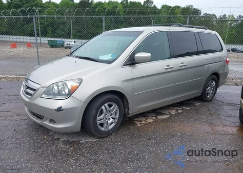 2007 Honda Odyssey Ex z USA, uszkodzony, nr VIN 5FNRL384X7B420562